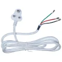 Power Cord 6A-Flat Crimp for models GC104/ GC157/ GC158/ GC1010/ GC1011/ GC1015/ GC1903/ GC1905/ GC1920/ DST0800/ DST0810/ DST0820/ DST0830