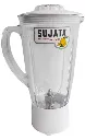 Sujata Blender Plastic Jar, 1750 ml, (White) (White_1), 100 Watts
