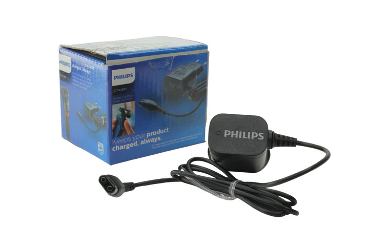 Philips Trimmer Charger 15V | Compatible with MG3710 MG3721 MG3747 MG3750 MG3760 MG7707 MG7715 | 2 Pin Adapter